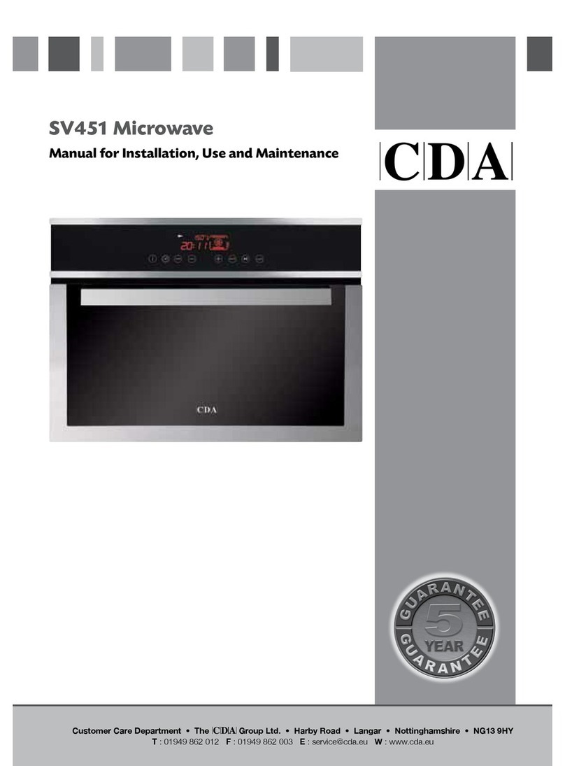 CDA SV451 Reference manual