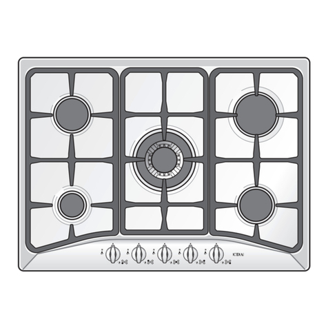 CDA HCG 731 Series Installation & use manual CDA HCG 731 Series Installation & use manual