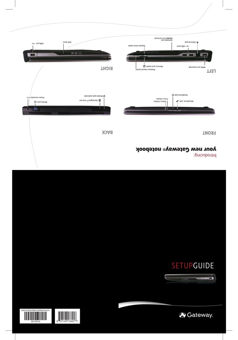 Gateway M-1628 User manual
