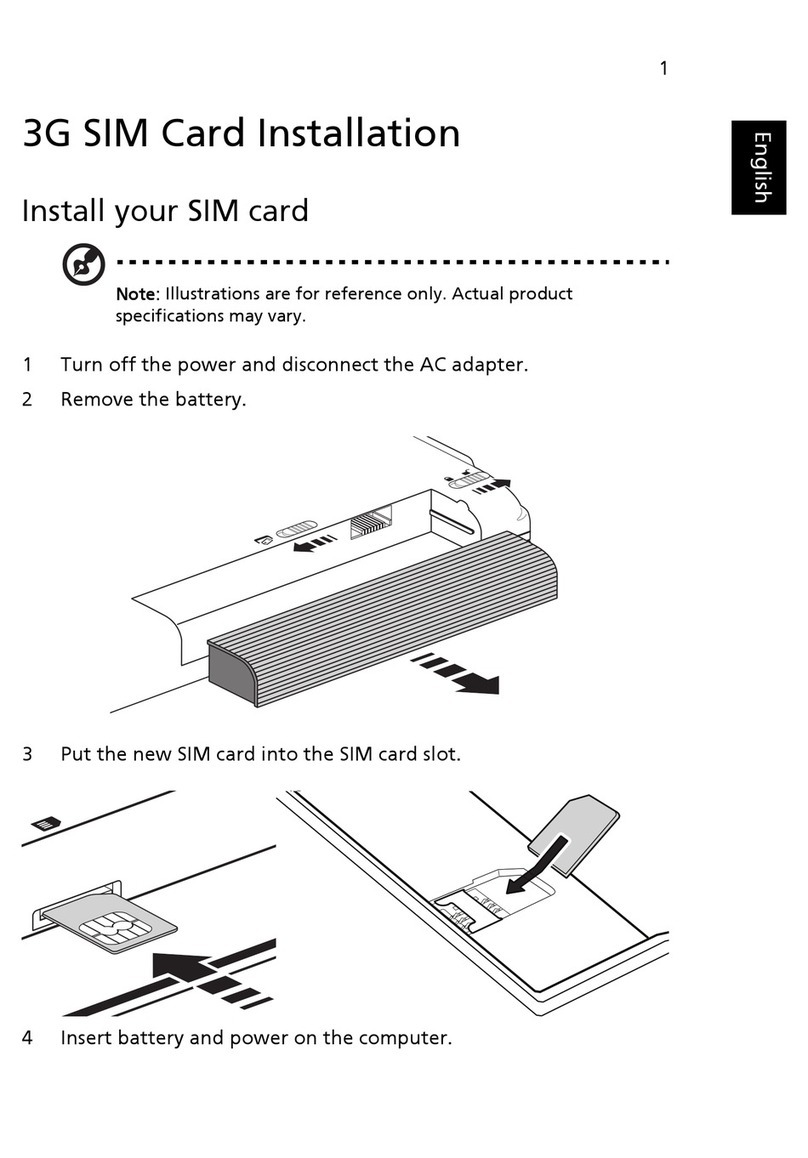 Gateway LT 1000 User manual