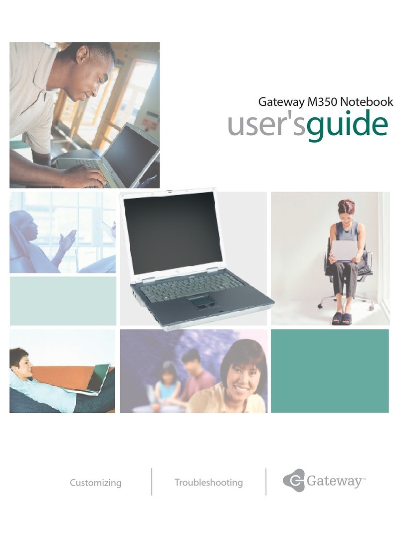 Gateway M350 User manual