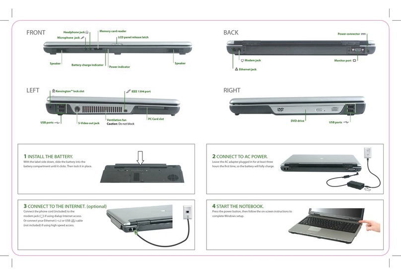 Gateway M685 User manual