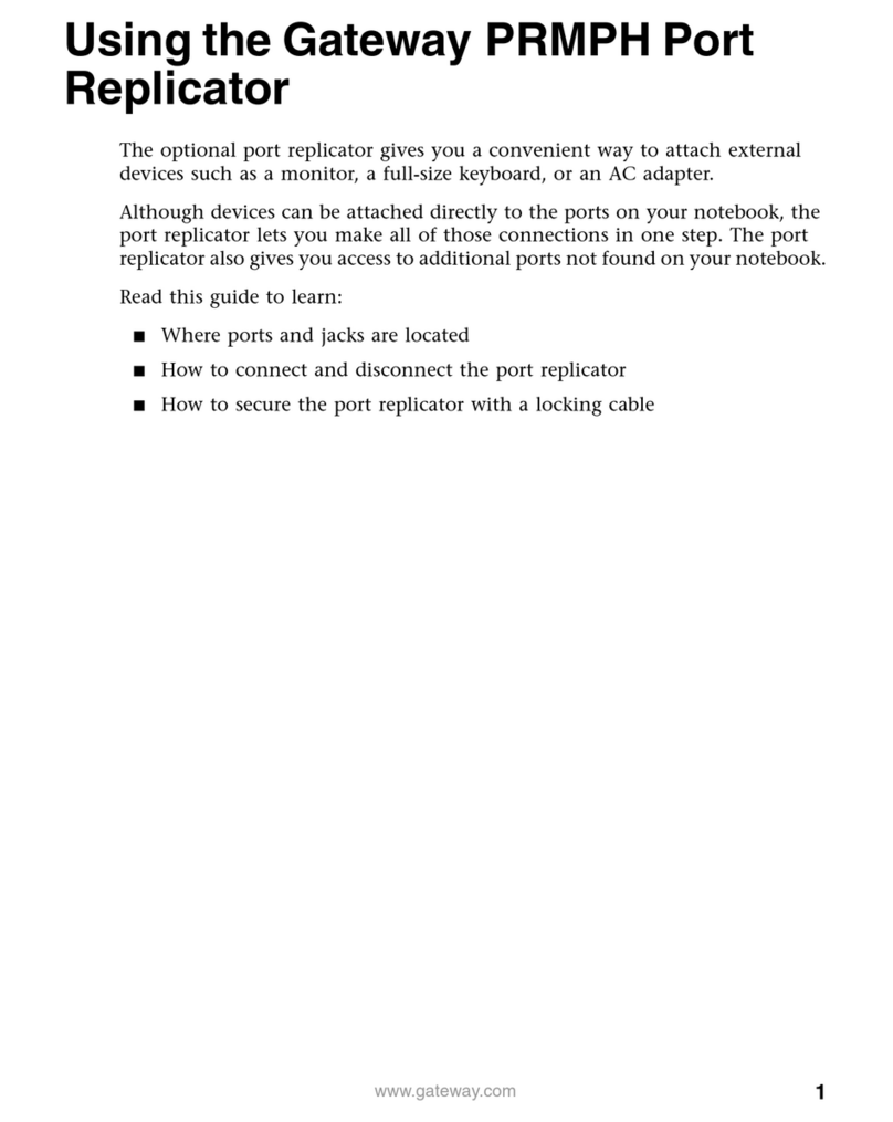 Gateway M675 User manual