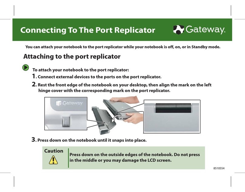 Gateway M460 Instruction Manual