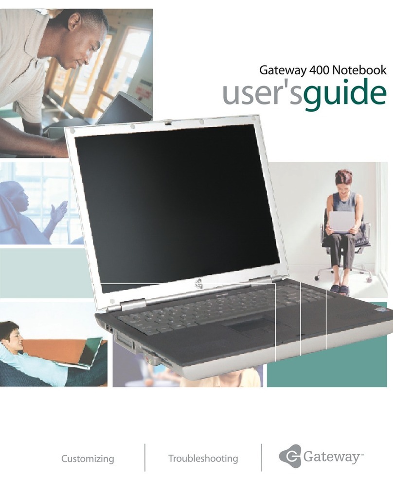 Gateway 400VTX User manual