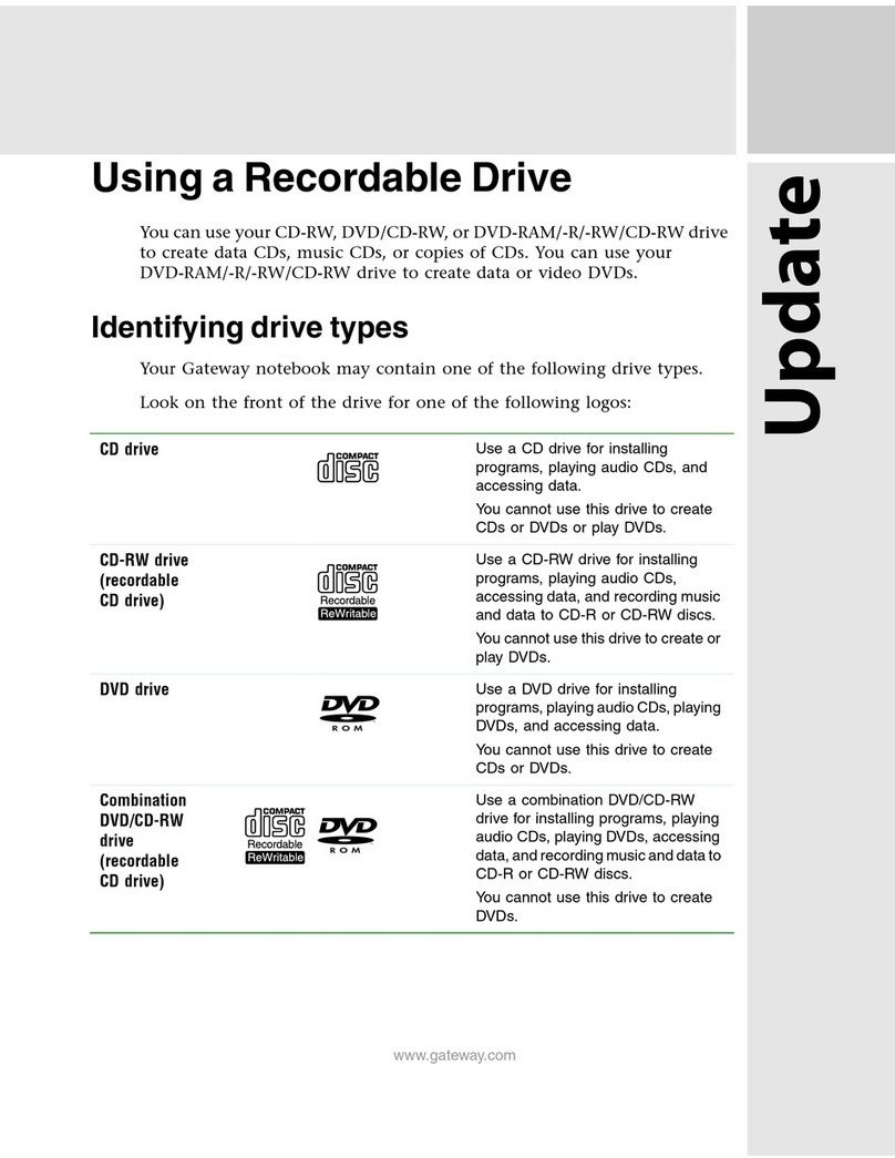 Gateway 400SD4 General instructions