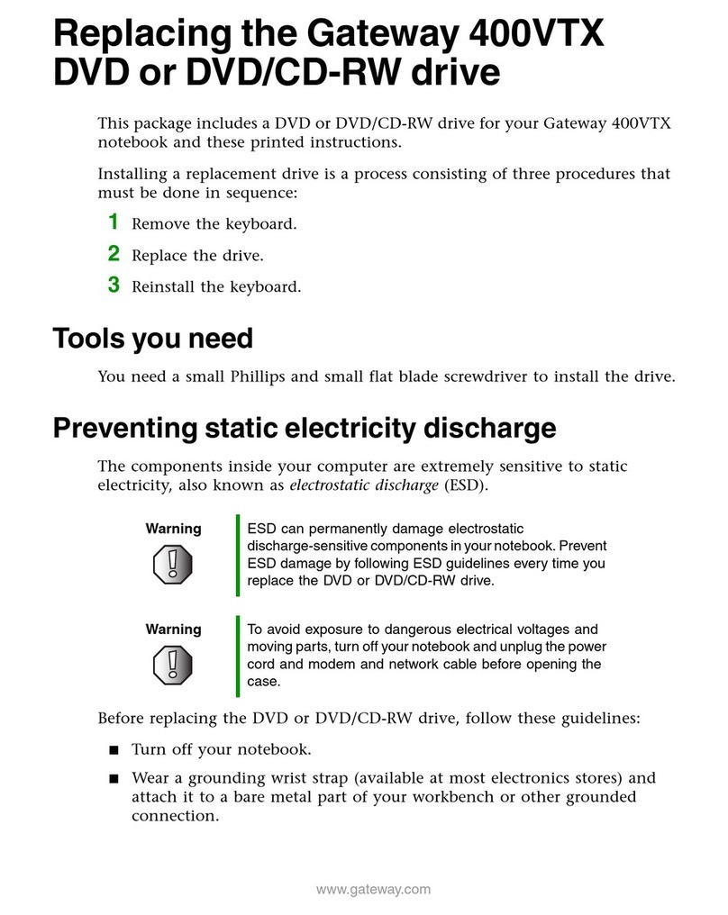 Gateway 400VTX Guide