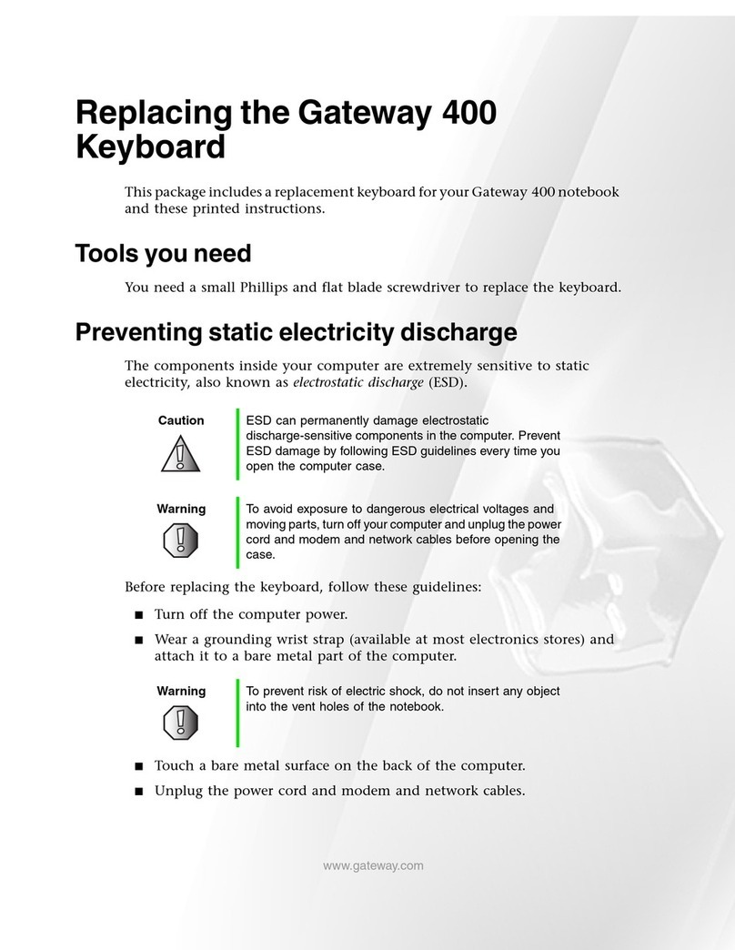 Gateway 400SD4 Replacement guide