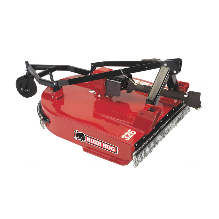 Bush Hog 320 Series User manual