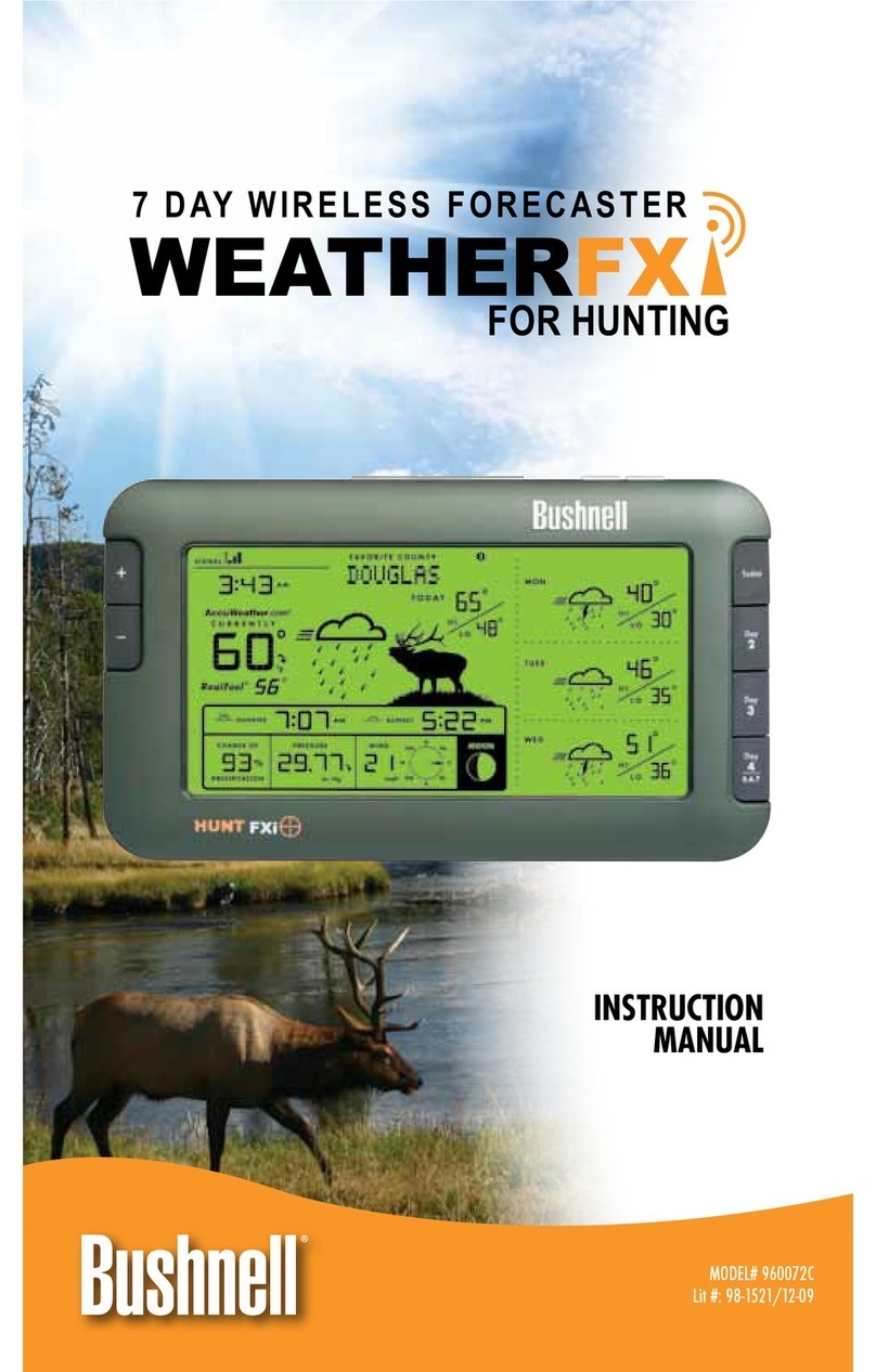 Bushnell WEATHERFX 960072C User manual