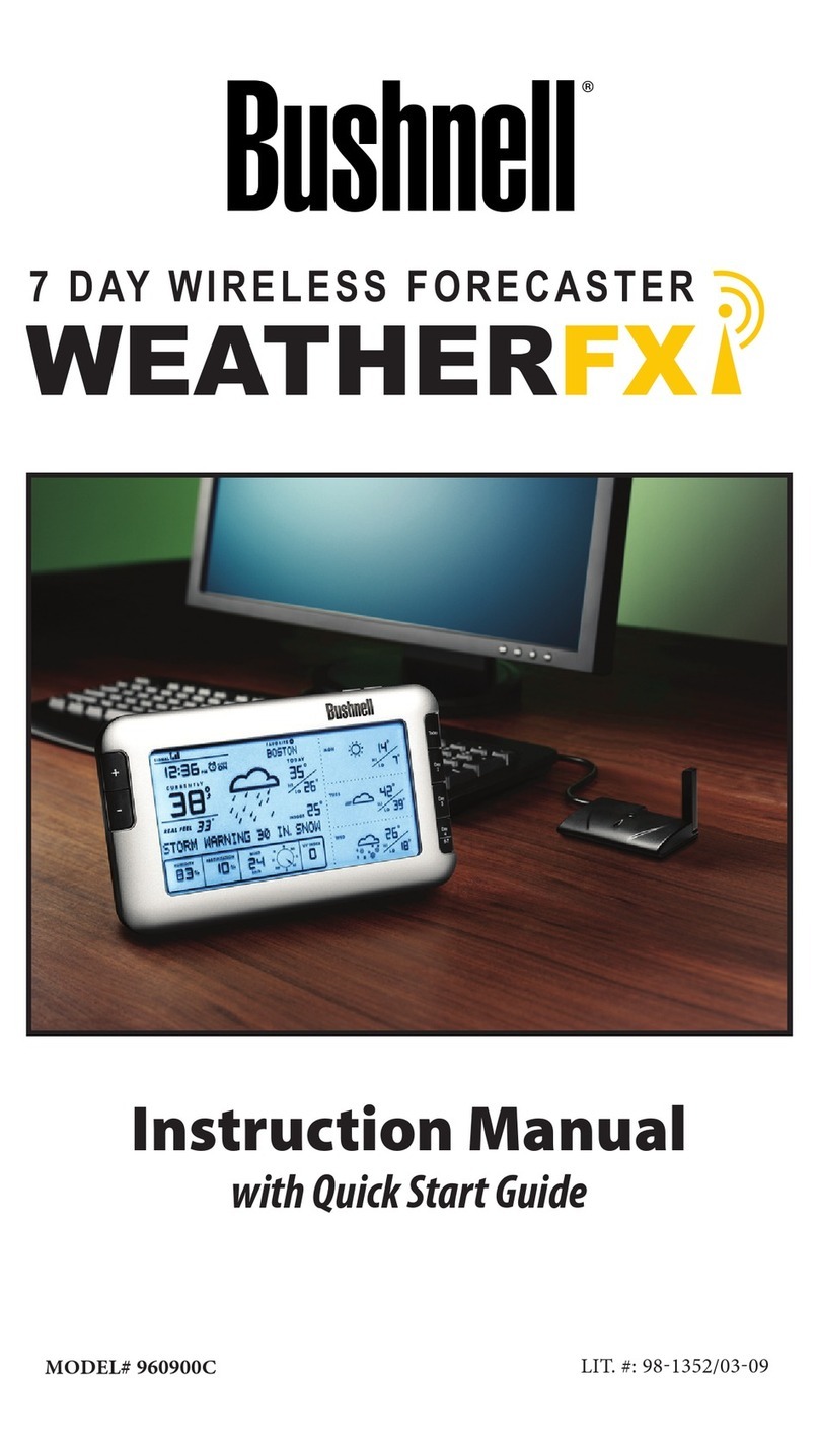 Bushnell WEATHERFX 960900C User manual