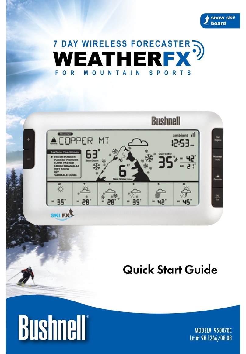 Bushnell WEATHERFX 950070C User manual