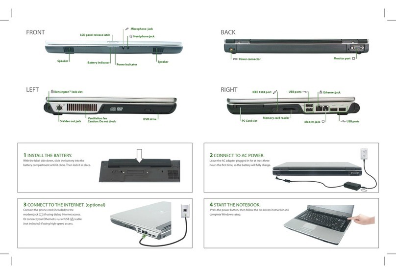 Gateway MX6708 User manual