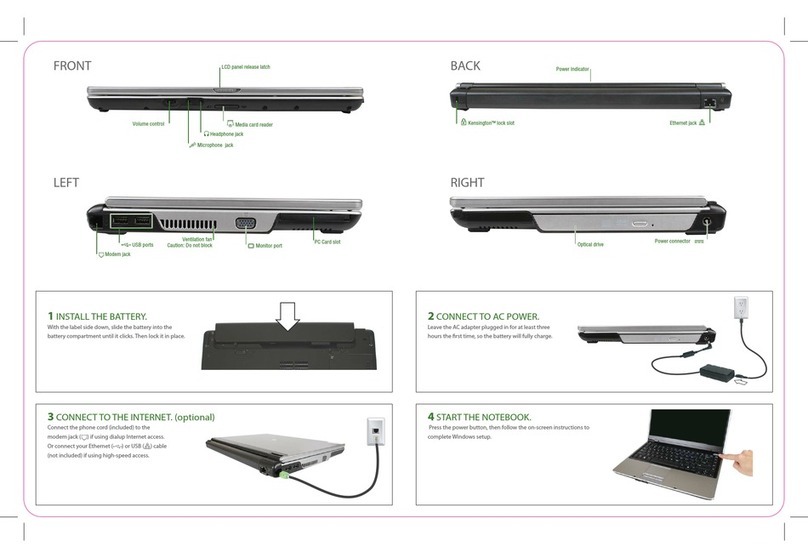 Gateway MX3210 User manual