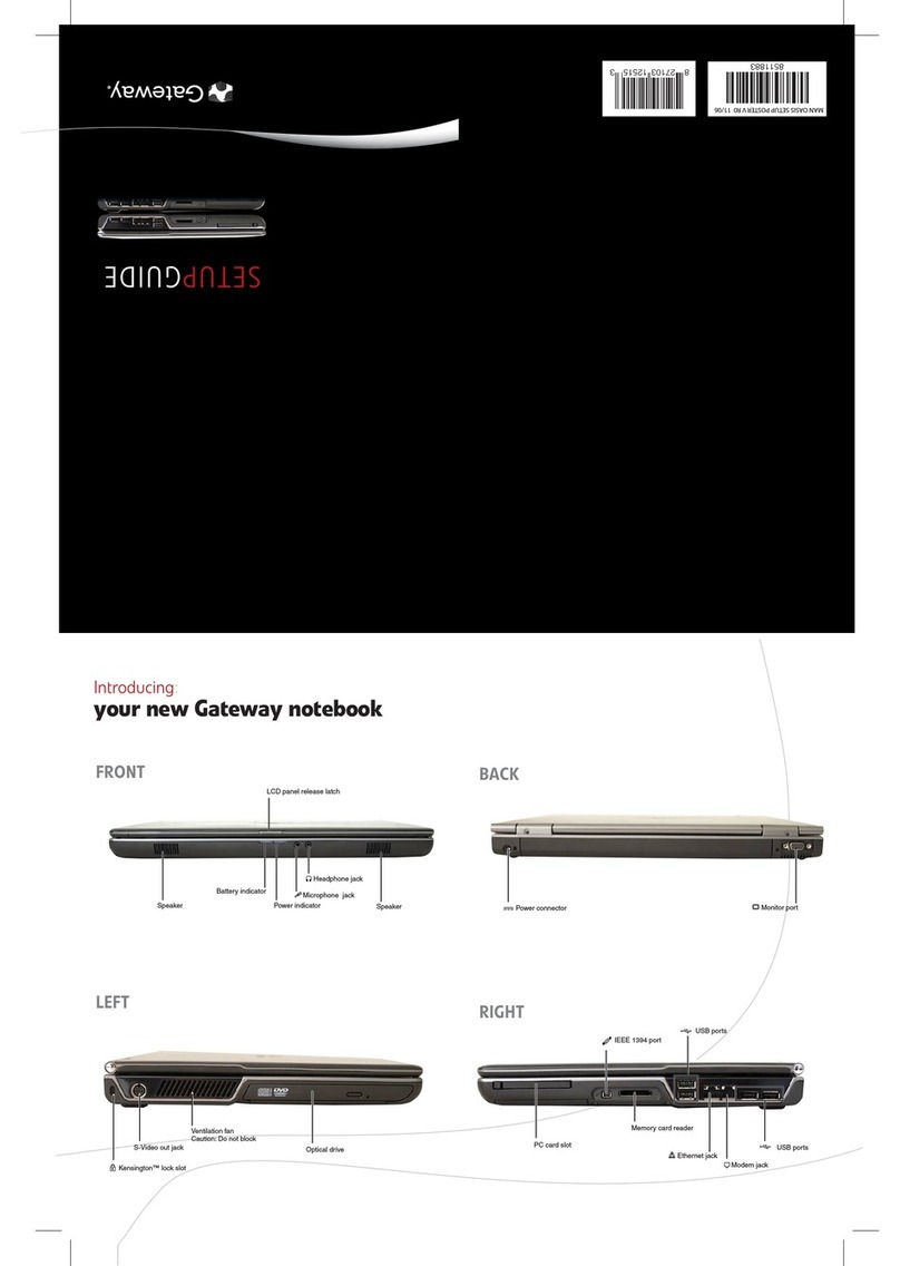 Gateway ML6228 User manual