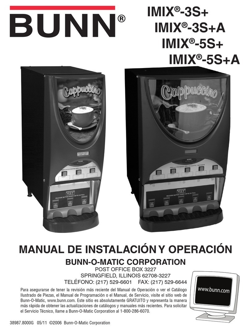 Bunn IMIX 3S+A user manual