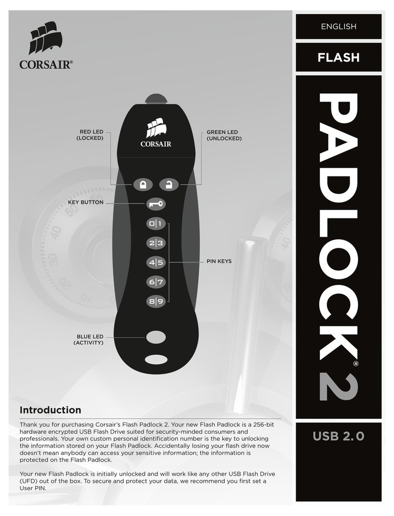 Corsair Padlock 2 User manual