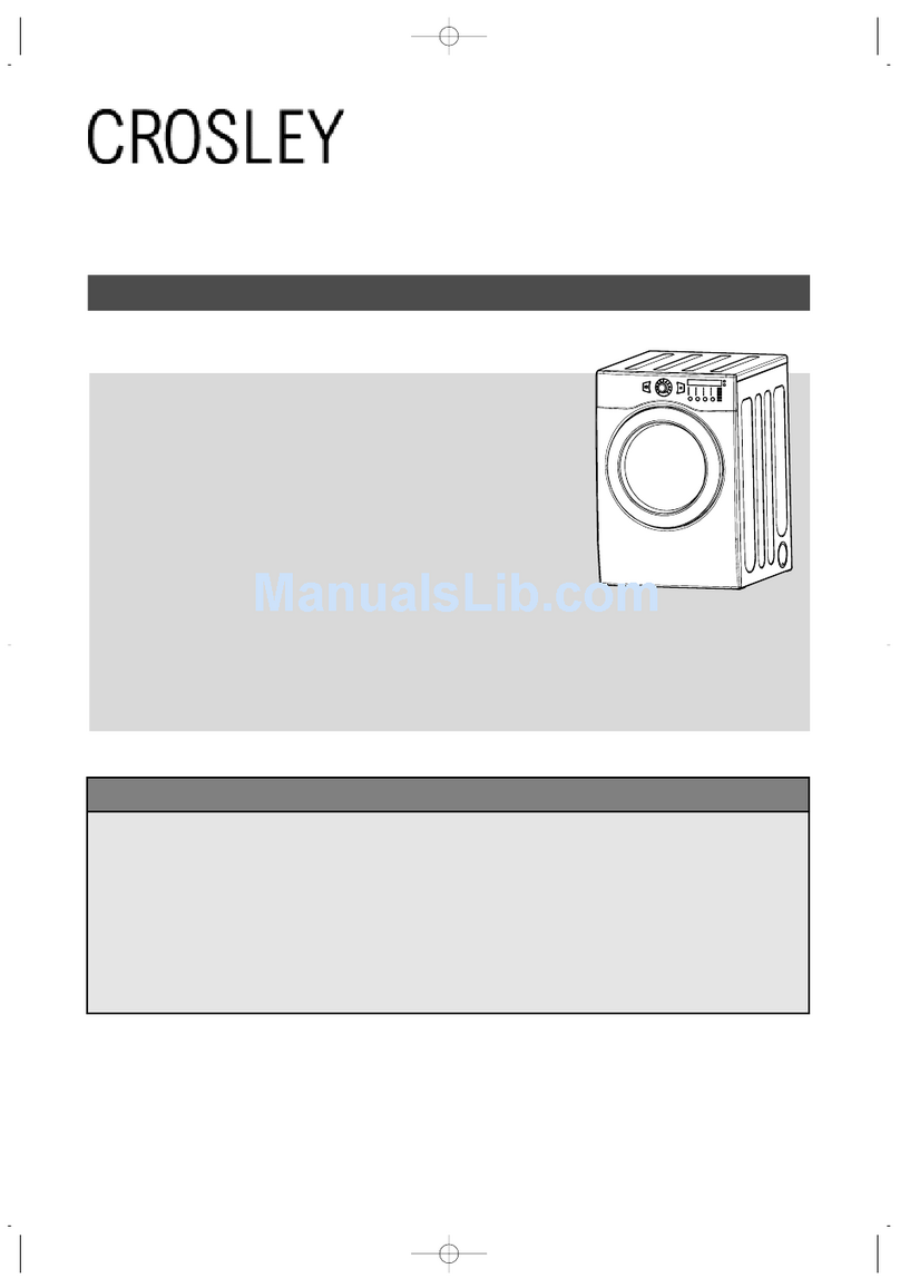 Crosley CDE-8000GBL User manual