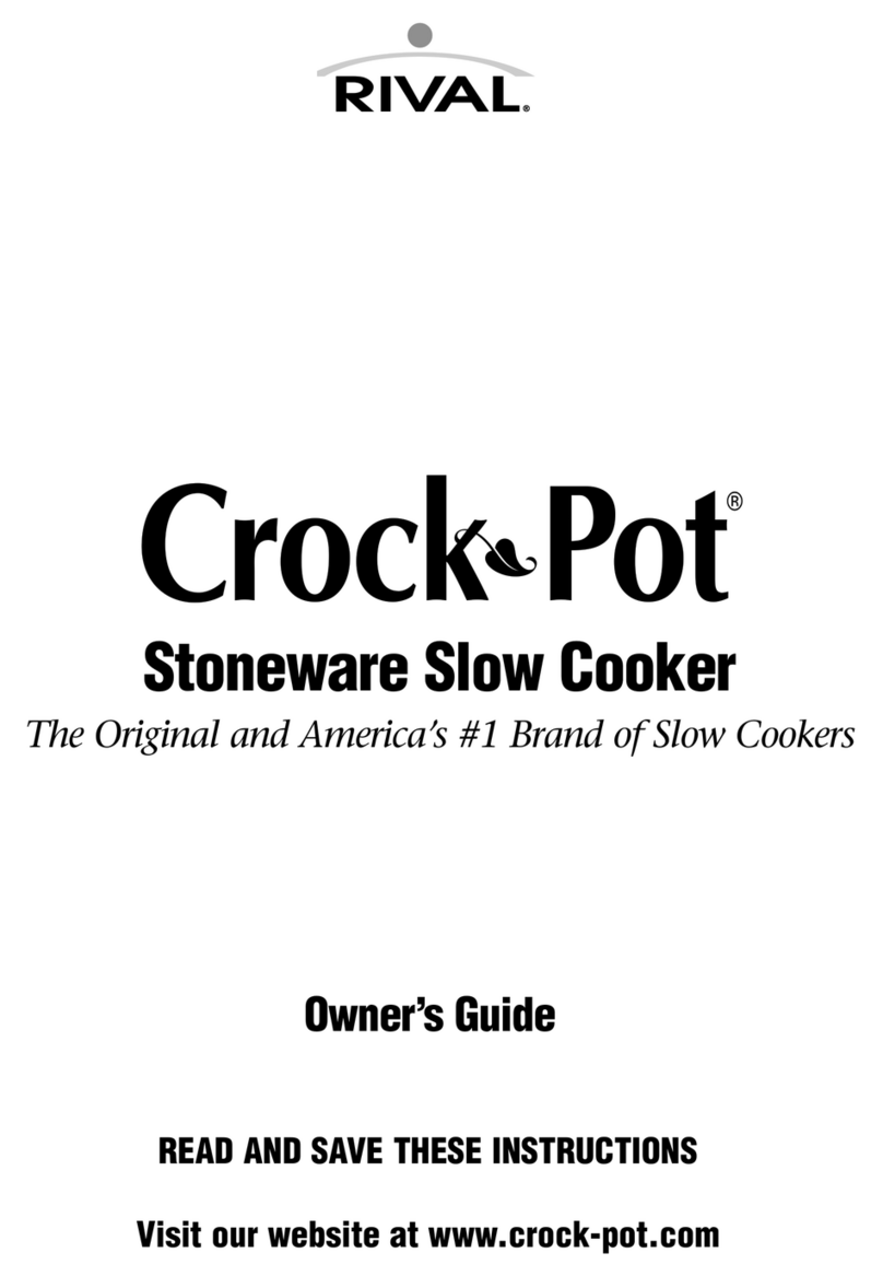 Crock-Pot Stoneware 3845 User manual