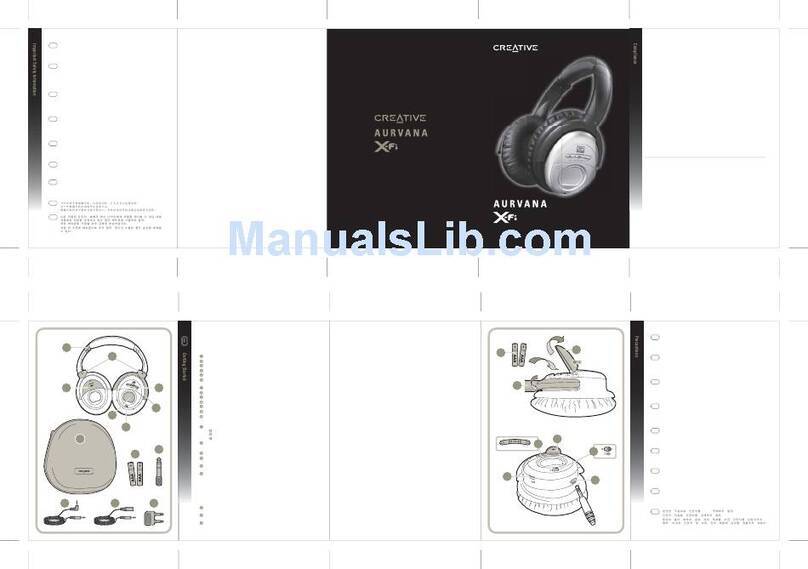 Creative Aurvana X-Fi manual