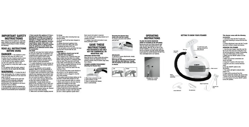 Conair GS61 user manual