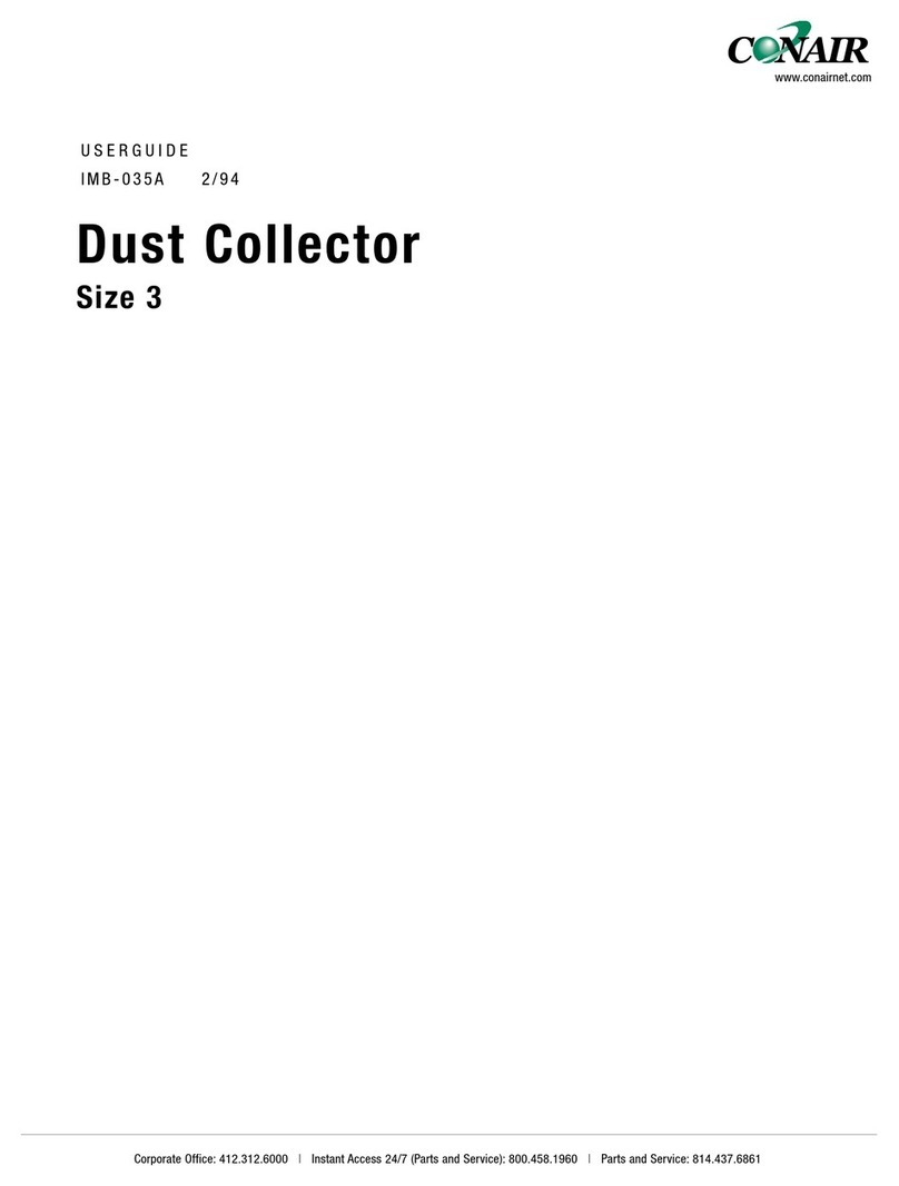 Conair Dust Collector Size 3 user guide Conair Dust Collector Size 3 user guide