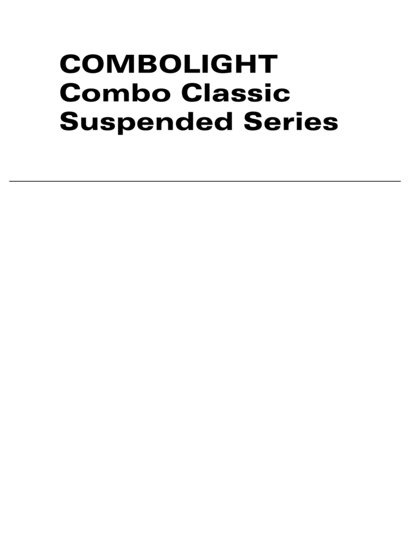 Cooper Lighting ComboLight Suspended Series User manual