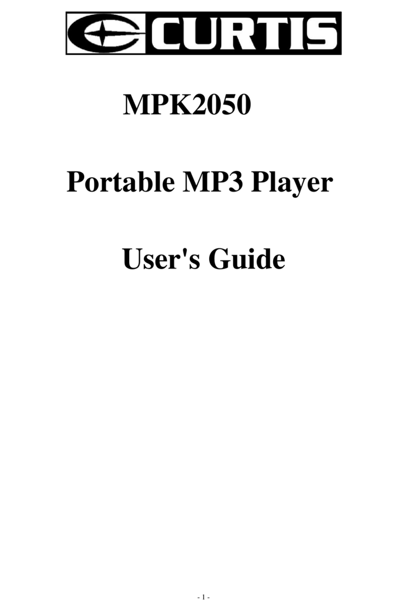 Curtis MPK2050 User manual