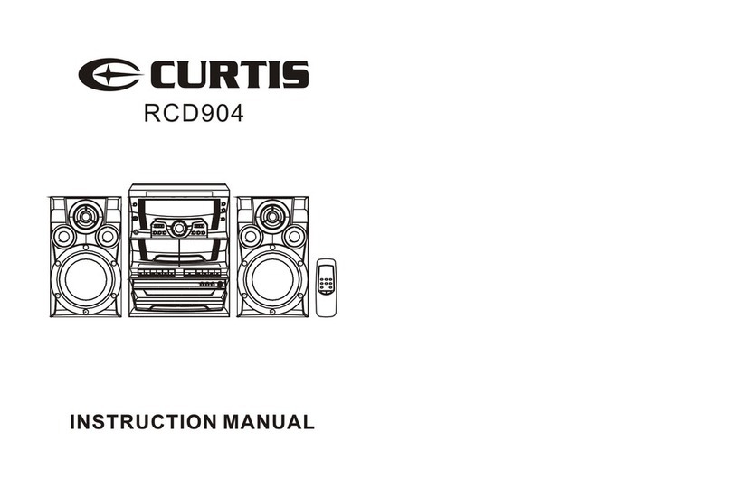 Curtis RCD904 User manual