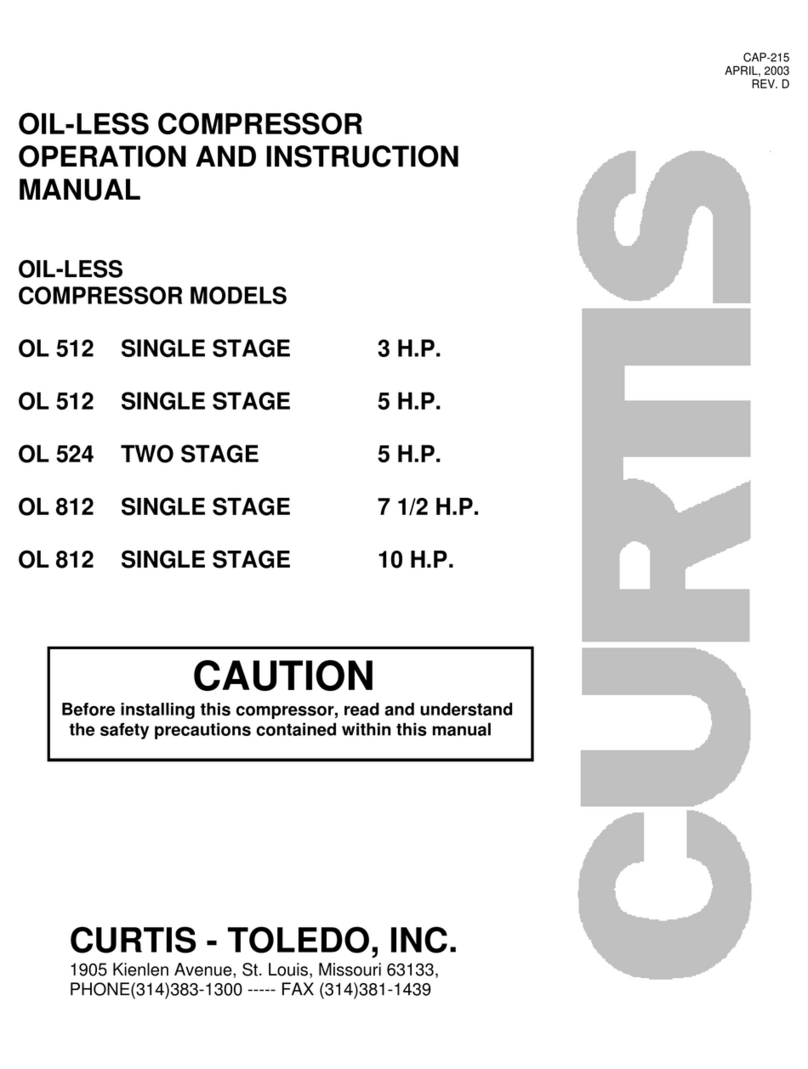 Curtis OL 512 Operation and instruction manual