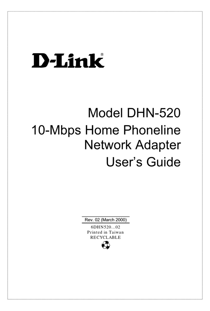D-Link DHN-520 User manual D-Link DHN-520 User manual