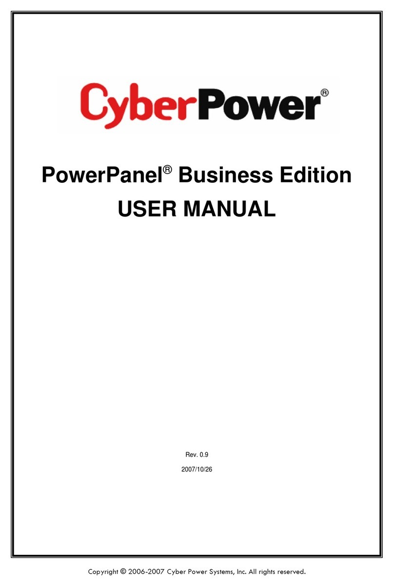 CyberPower PowerPanel Power Supply System user manual