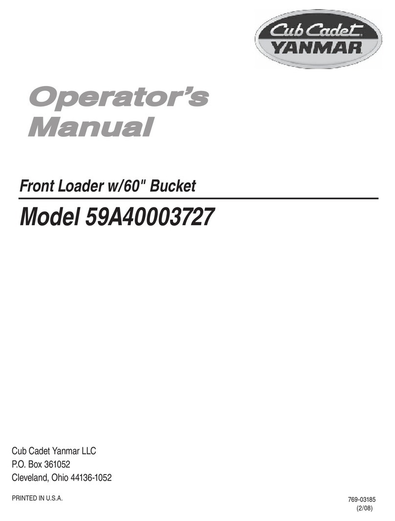 Cub Cadet 59A40003727 User manual