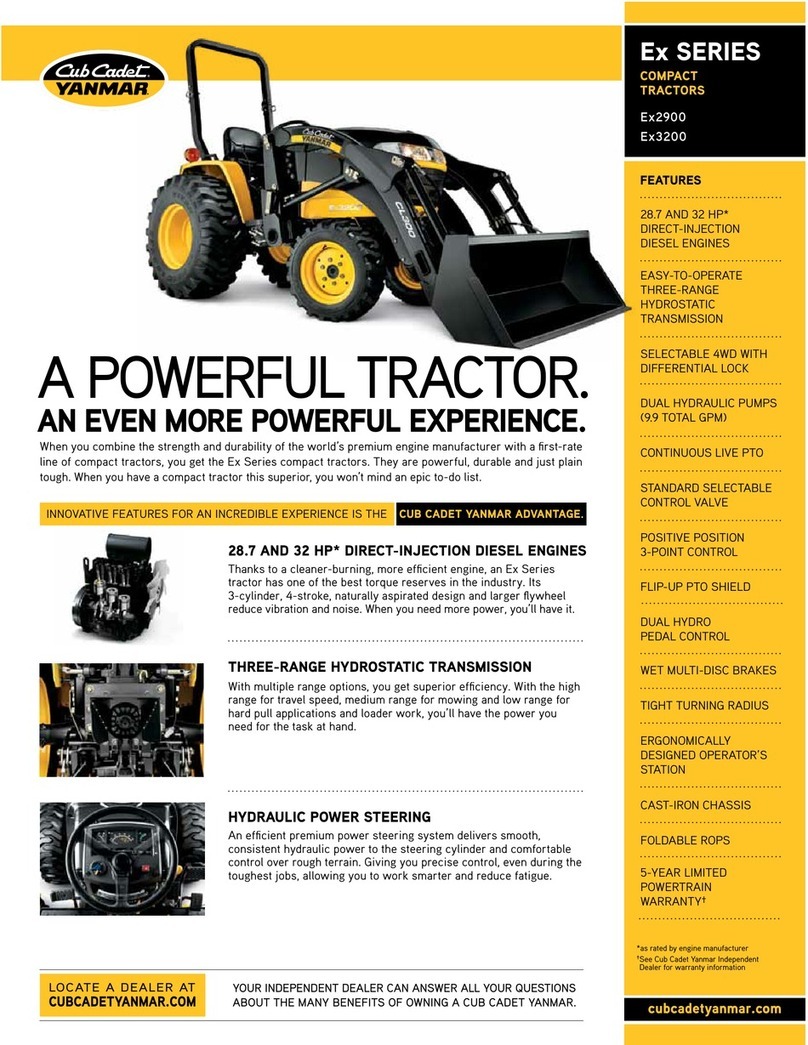 Cub Cadet YANMAR EX2900 User manual