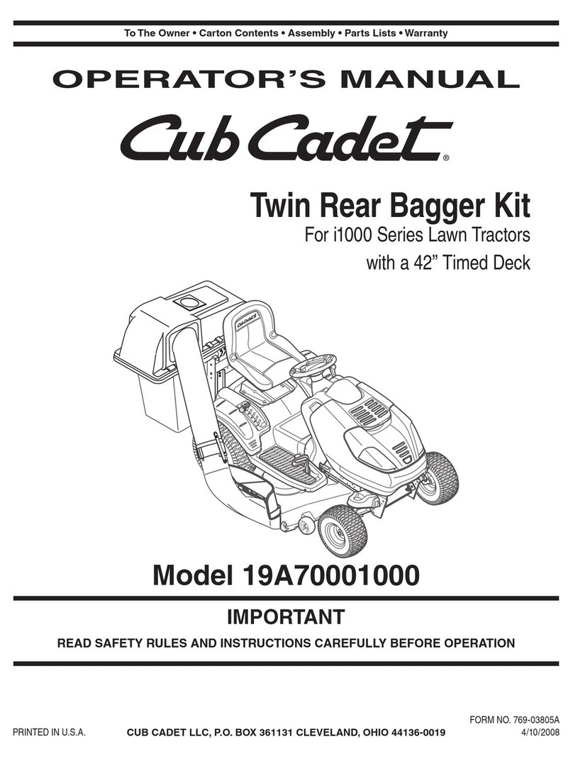 Cub Cadet 19A70001000 User manual