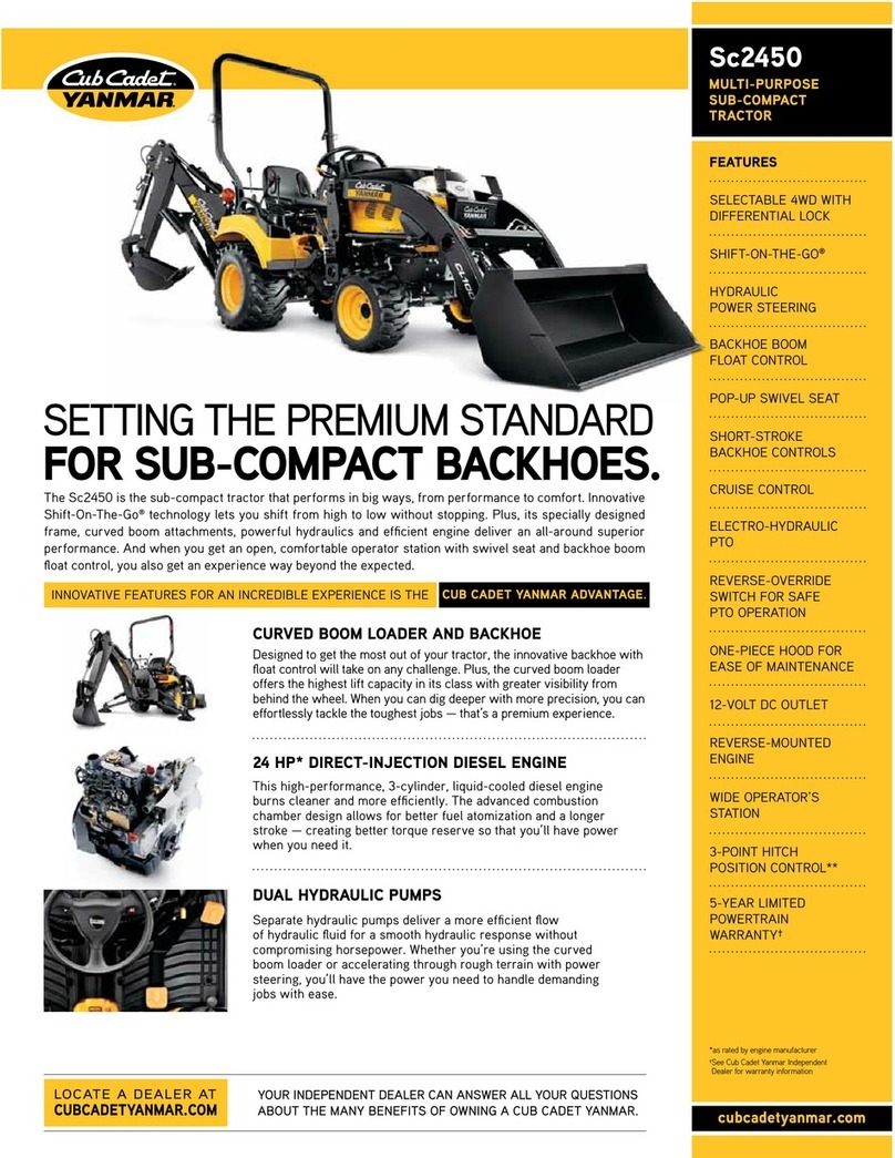 Cub Cadet SC2450 Specifications