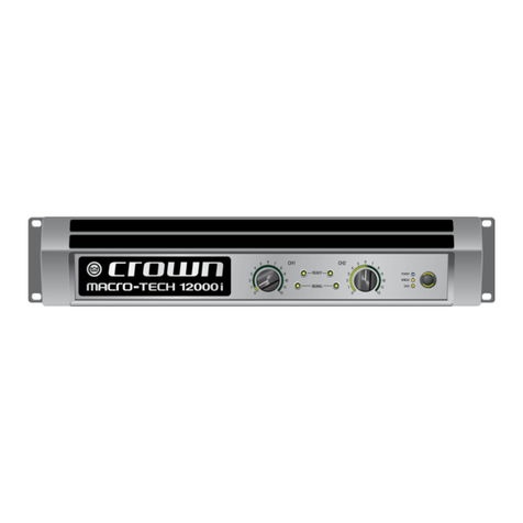 Crown Macro-Tech 12000i User manual