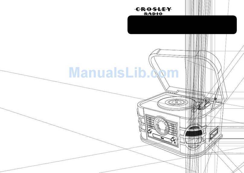 Crosley Crosley Governor Console CR88- CD User manual