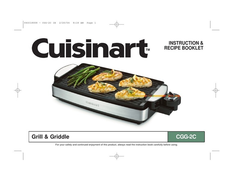 Cuisinart CGG-2C Service manual