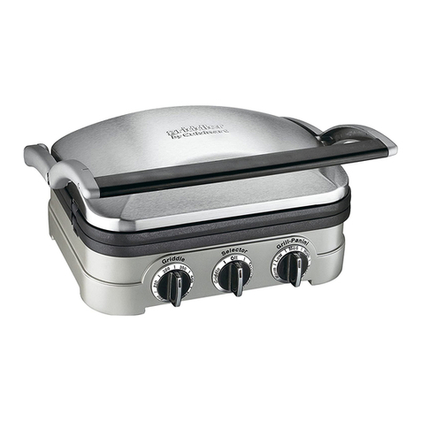 Cuisinart Griddler GR-4N User manual
