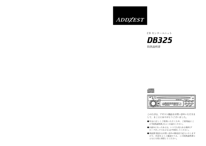 Clarion DB325  DB325 DB325 User manual
