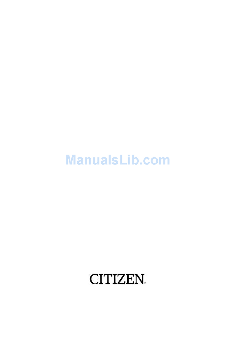 Citizen CLP 8301  CLP-8301 CLP-8301 User manual