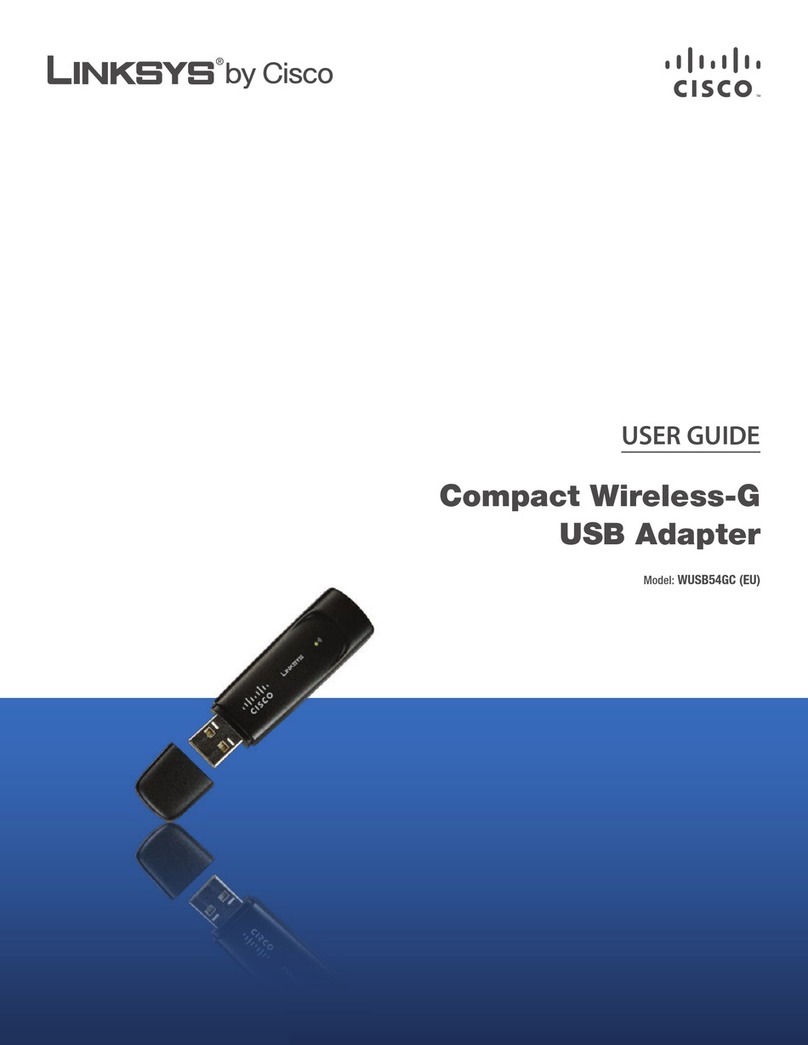 Cisco LINKSYS WUSB54GC user guide