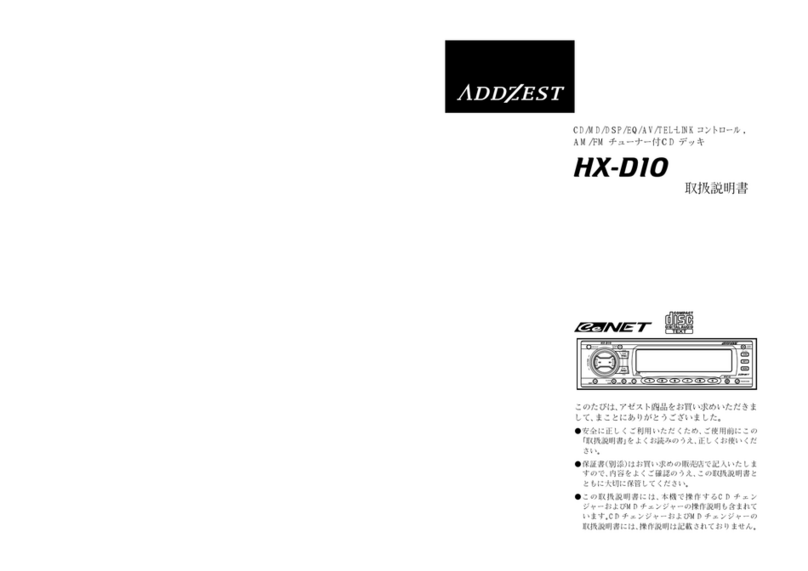 Clarion LIMITED HX-D10 product manual