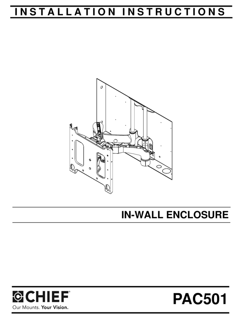CHIEF PAC501 User manual