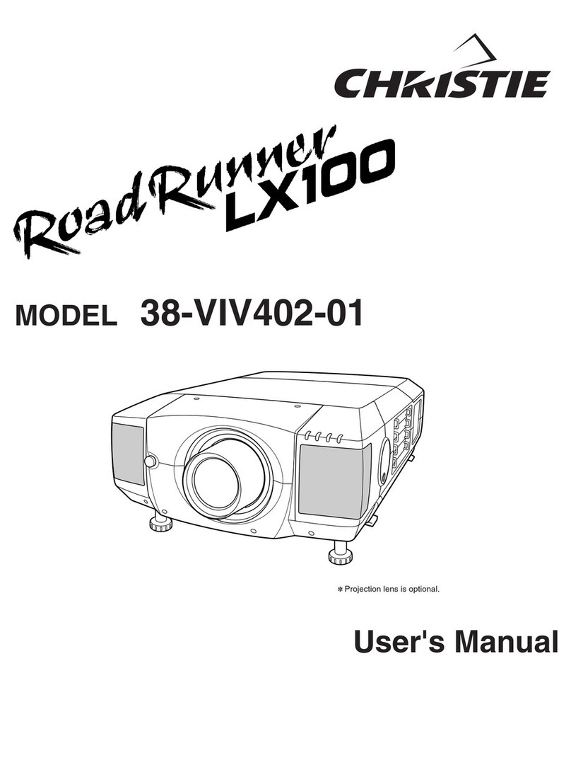 Christie 38-VIV402-01 user manual