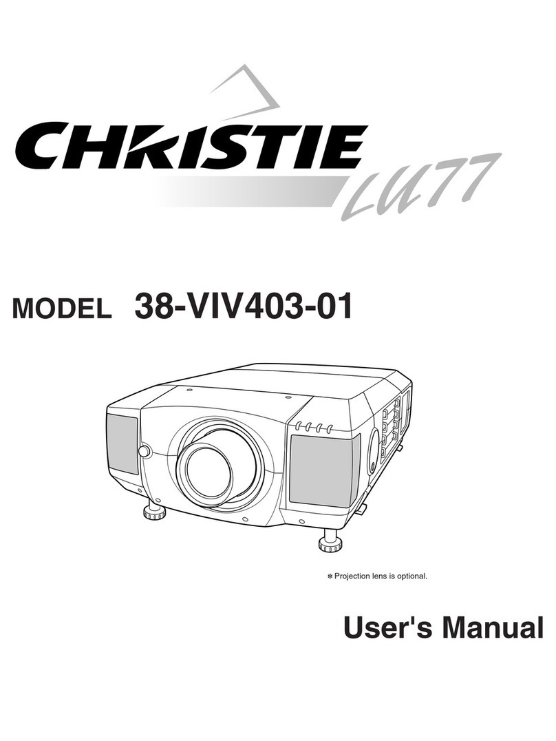 Christie 38-VIV403-01 user manual