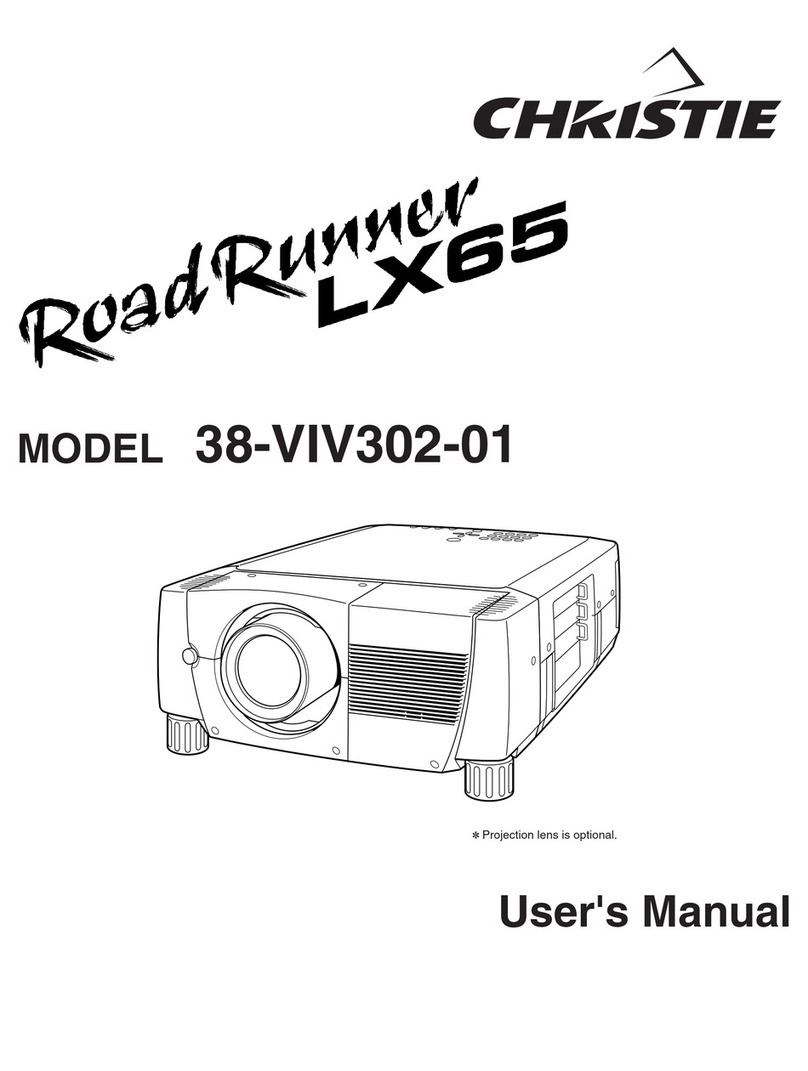 Christie 38-VIV302-01 User manual