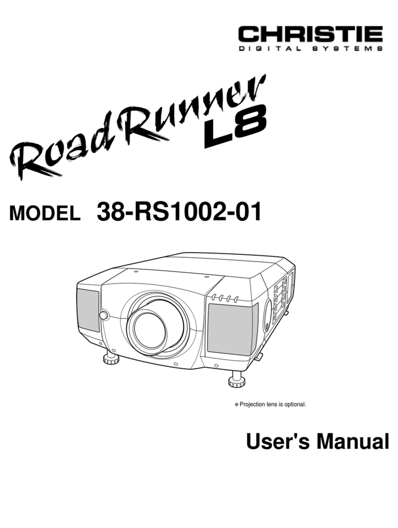 Christie 38-RS1002-01 user manual