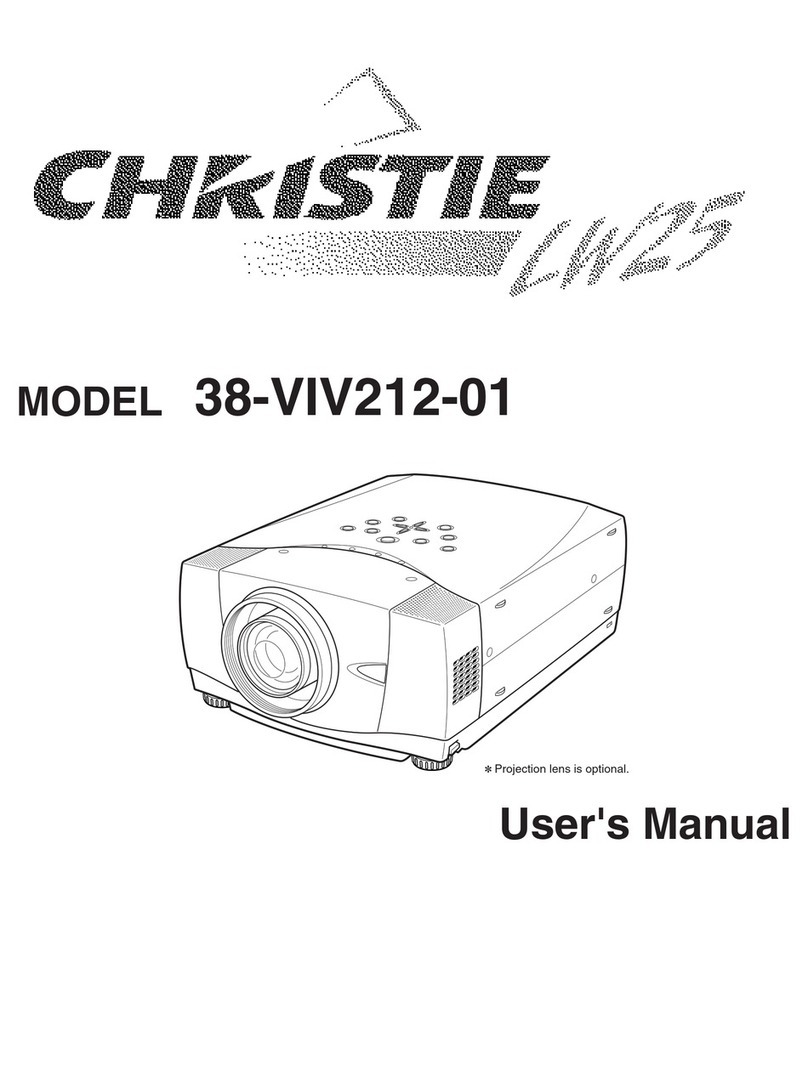 Christie 38-VIV212 User manual
